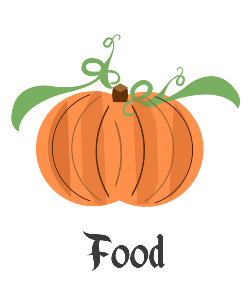 Primary Navigation Menu Pumpkin Food Category Link